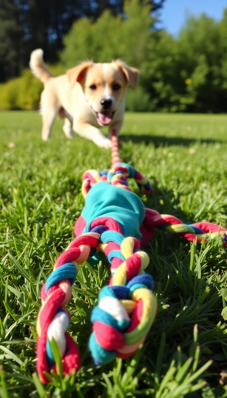 10 DIY Pet Toys You Can Make at Home in Under 30 Minutes (Your Pup Will Love #5!) - 1. T-Shirt Tug Toy