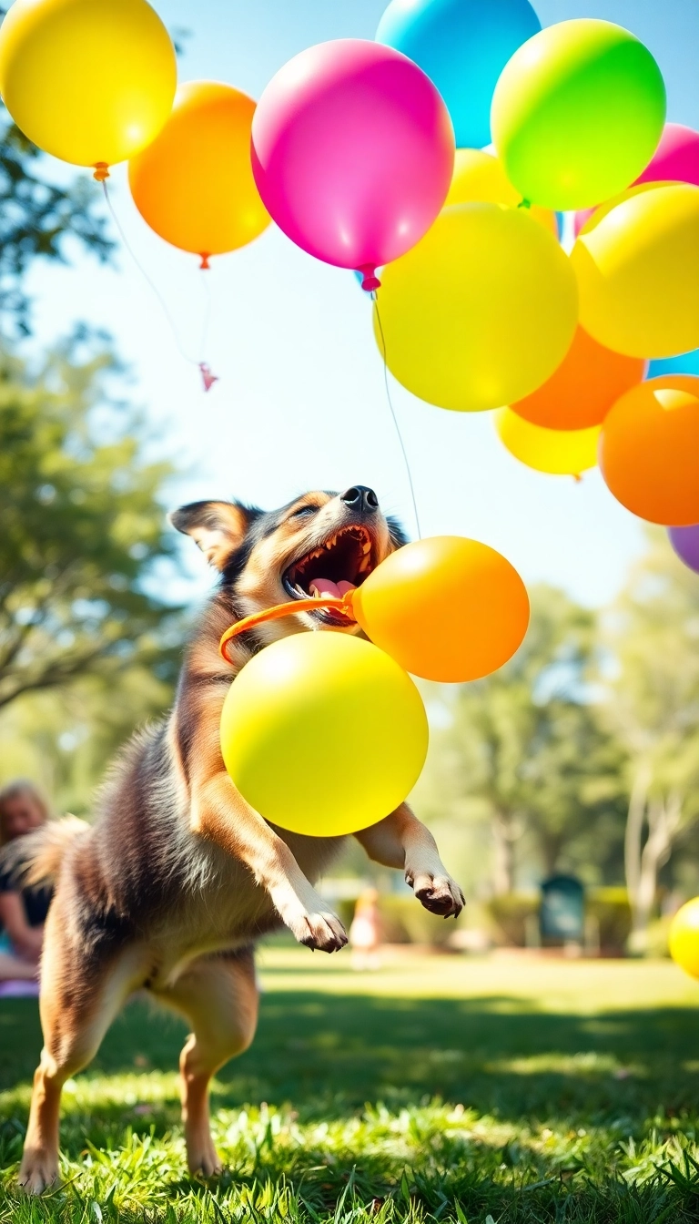 10 DIY Pet Toys You Can Make at Home in Under 30 Minutes (Your Pup Will Love #5!) - 8. Balloons for Fetching Fun