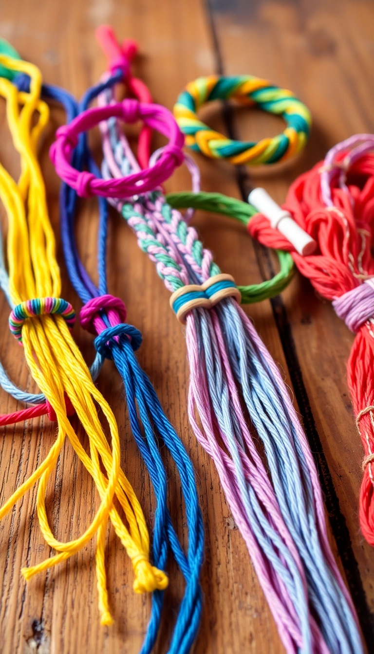 10 Easy Beginner Crafts That Anyone Can Make (You Won't Believe #9!) - 2. DIY Friendship Bracelets