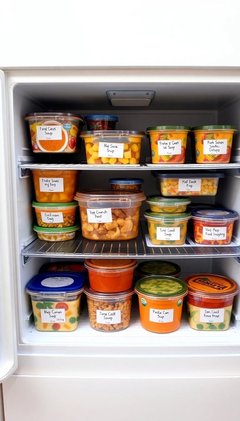 13 Meal Prep Tips That Will Make Healthy Eating a Breeze (You’ll Wish You Knew #4 Sooner!) - 4. Embrace Freezer-Friendly Meals