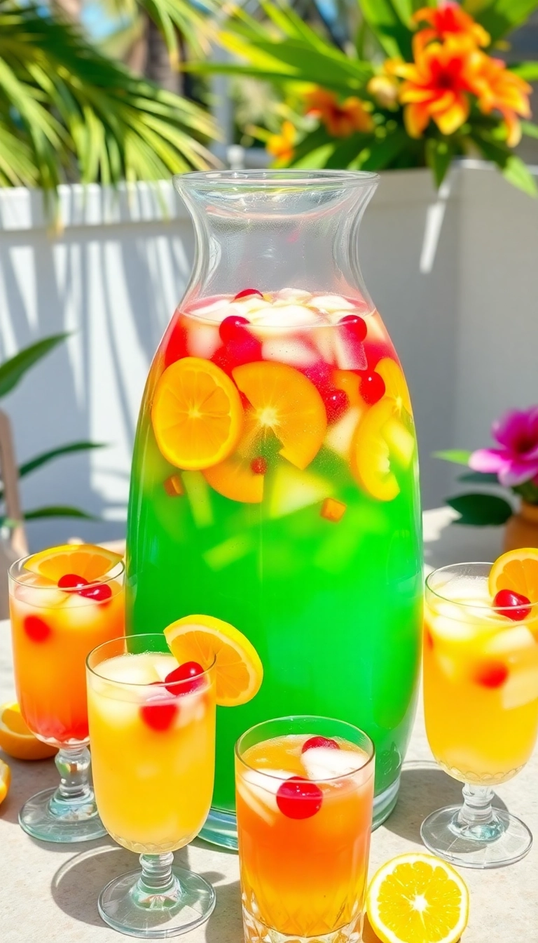 14 Refreshing Tropical Cocktails Perfect for Any Occasion (You Won't Want to Miss #3!) - 4. Coconut Rum Punch