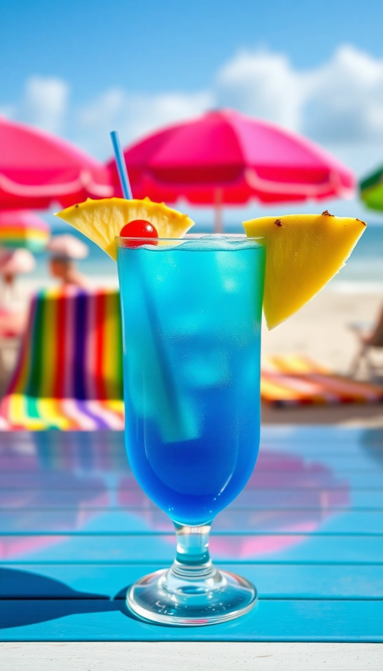 14 Refreshing Tropical Cocktails Perfect for Any Occasion (You Won't Want to Miss #3!) - 5. Blue Hawaiian