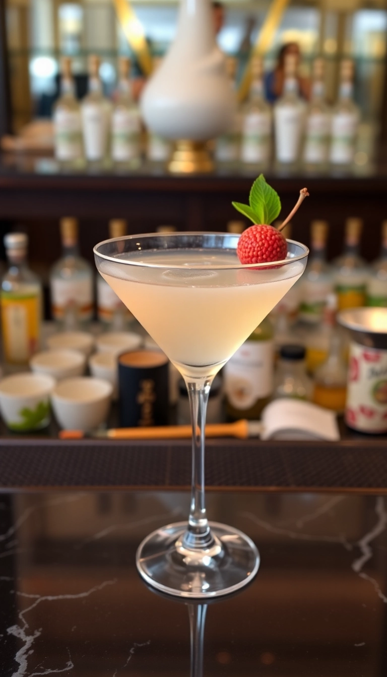 14 Refreshing Tropical Cocktails Perfect for Any Occasion (You Won't Want to Miss #3!) - 9. Lychee Martini