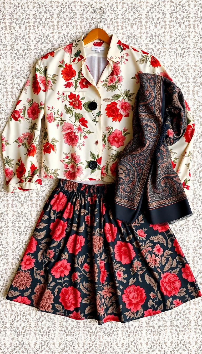 14 Retro Vintage Styles That Will Make You the Queen of Throwback Fashion (Watch Out #5!) - 12. Vintage Inspired Prints