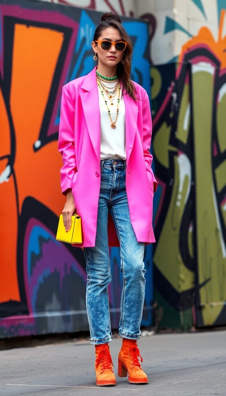 14 Retro Vintage Styles That Will Make You the Queen of Throwback Fashion (Watch Out #5!) - 13. 80s Neon Vibes