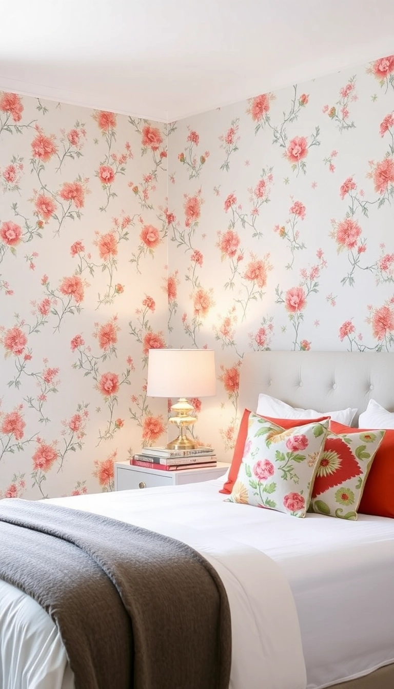 15 Budget-Friendly Bedroom Makeover Ideas You Won't Believe Are Under $100! - 1. Revamp with Removable Wallpaper