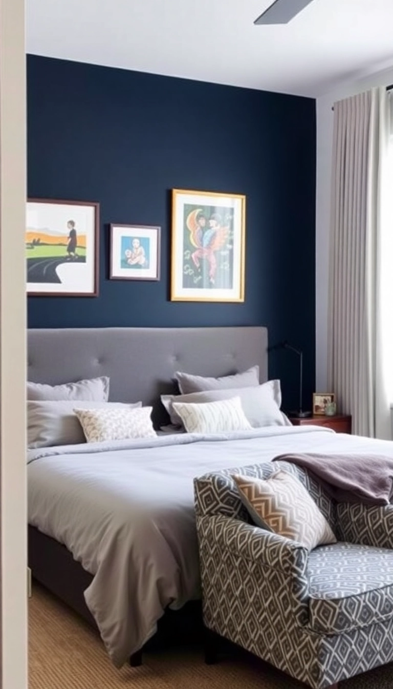 15 Budget-Friendly Bedroom Makeover Ideas You Won't Believe Are Under $100! - 2. Create an Accent Wall with Paint