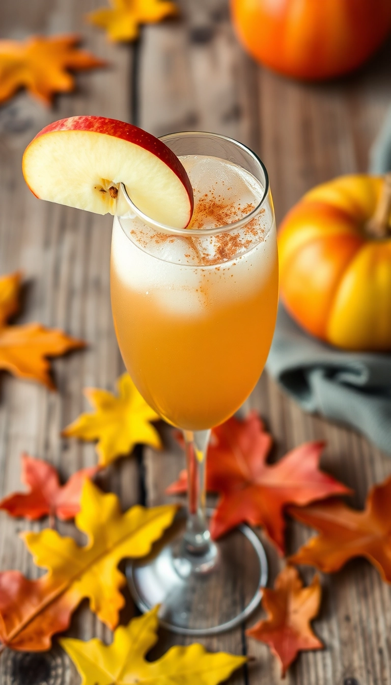 15 Easy Cocktail Ideas That Will Impress Your Friends (You Won't Believe #8!) - 14. Apple Cider Mimosa