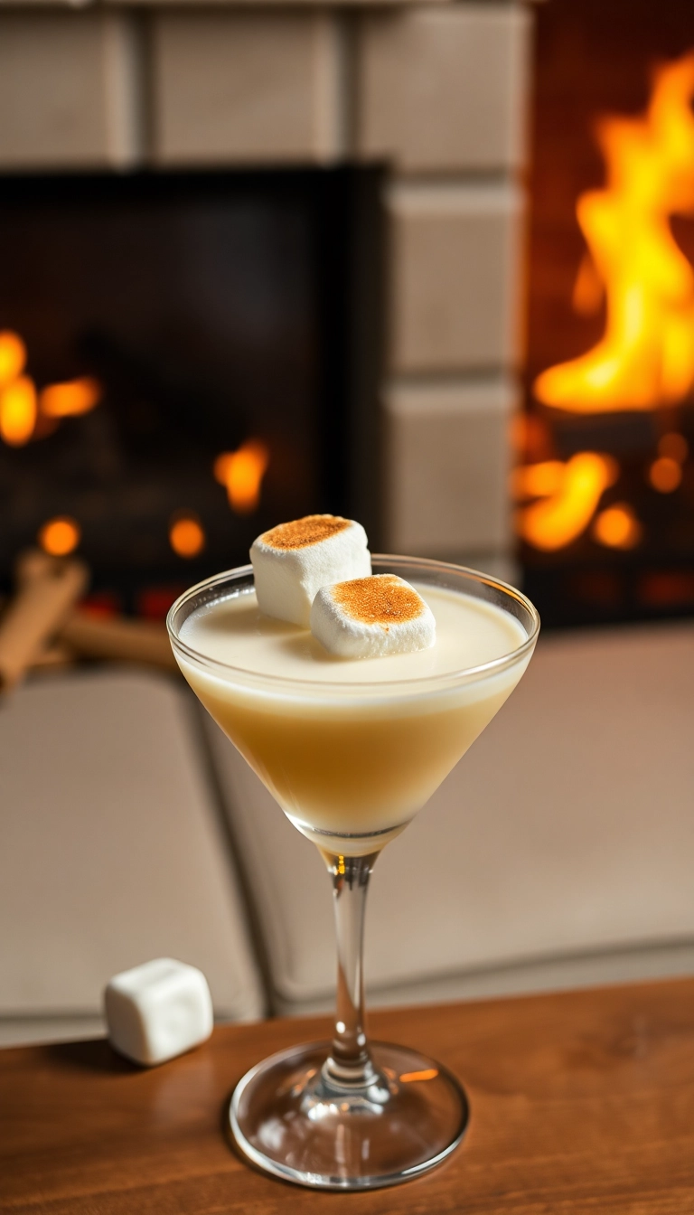 15 Easy Cocktail Ideas That Will Impress Your Friends (You Won't Believe #8!) - 15. Toasted Marshmallow Martini