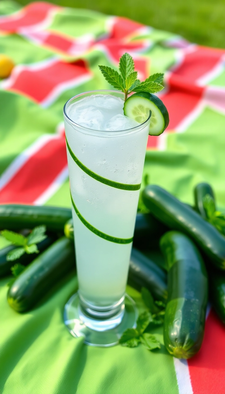 15 Easy Cocktail Ideas That Will Impress Your Friends (You Won't Believe #8!) - 8. Cucumber Gin Fizz (You Won't Believe This One!)