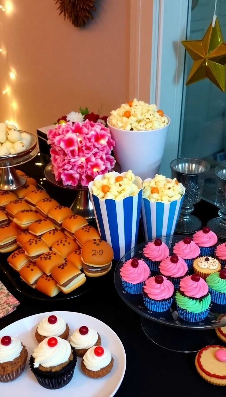 15 Epic New Year's Party Ideas That Will Make You the Host of the Year (#9 Is a Game-Changer!) - 2. Midnight Snack Bar