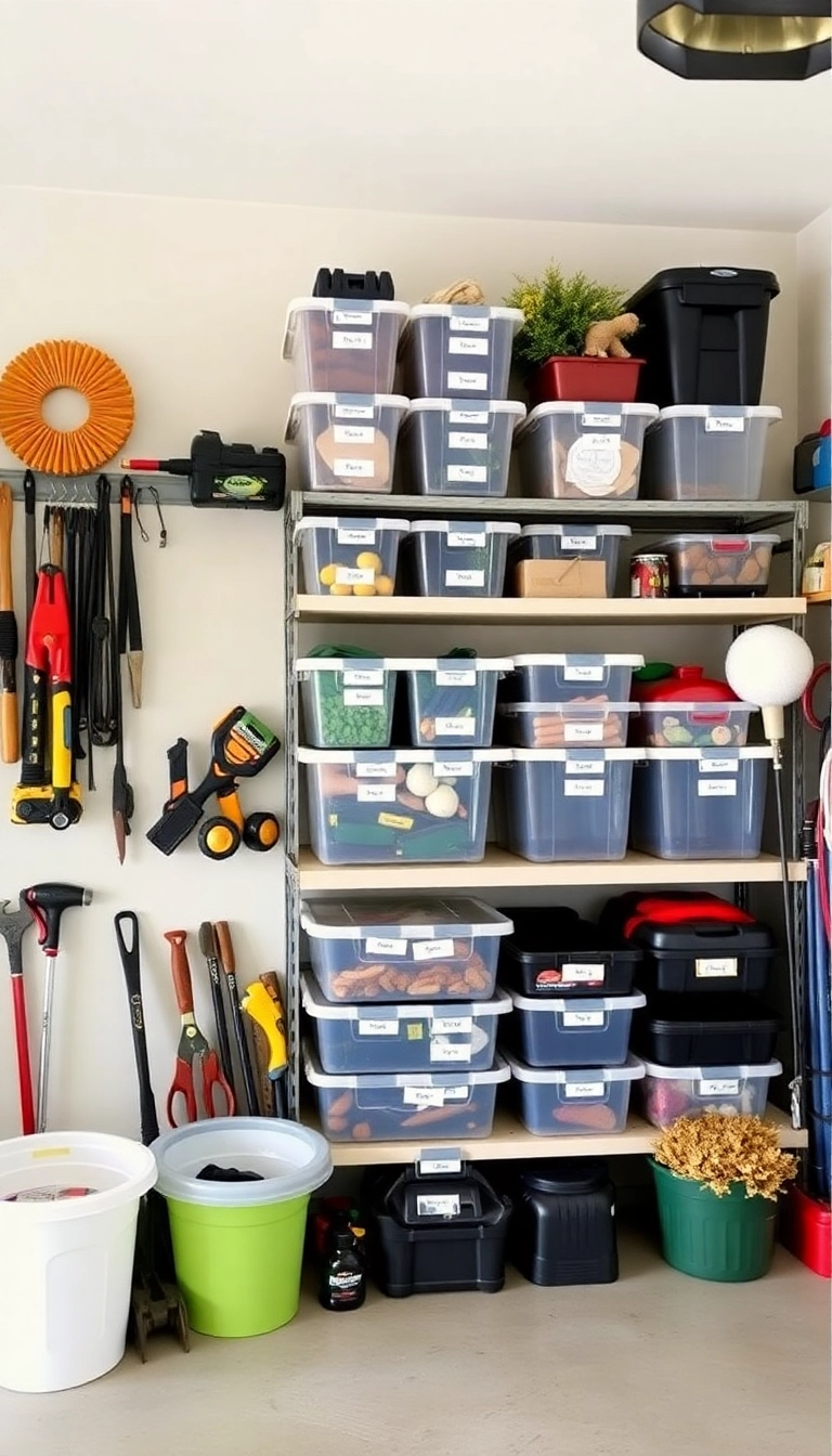 16 Genius DIY Organization Hacks That'll Transform Your Home (You’ll Be Amazed by #4!) - 7. Clear Storage Bins