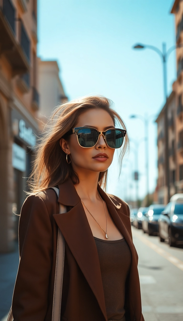 17 Oversized Accessories That’ll Transform Any Outfit (See How #6 Steals the Show!) - 3. Oversized Sunglasses