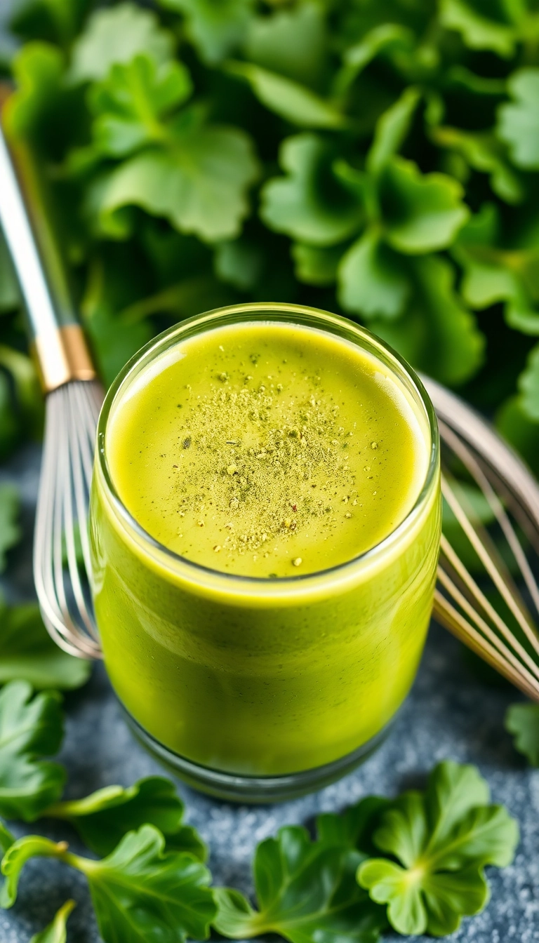 17 Smoothie Recipes That Will Supercharge Your Mornings (Don't Miss #5!) - 16. Matcha Green Tea Smoothie