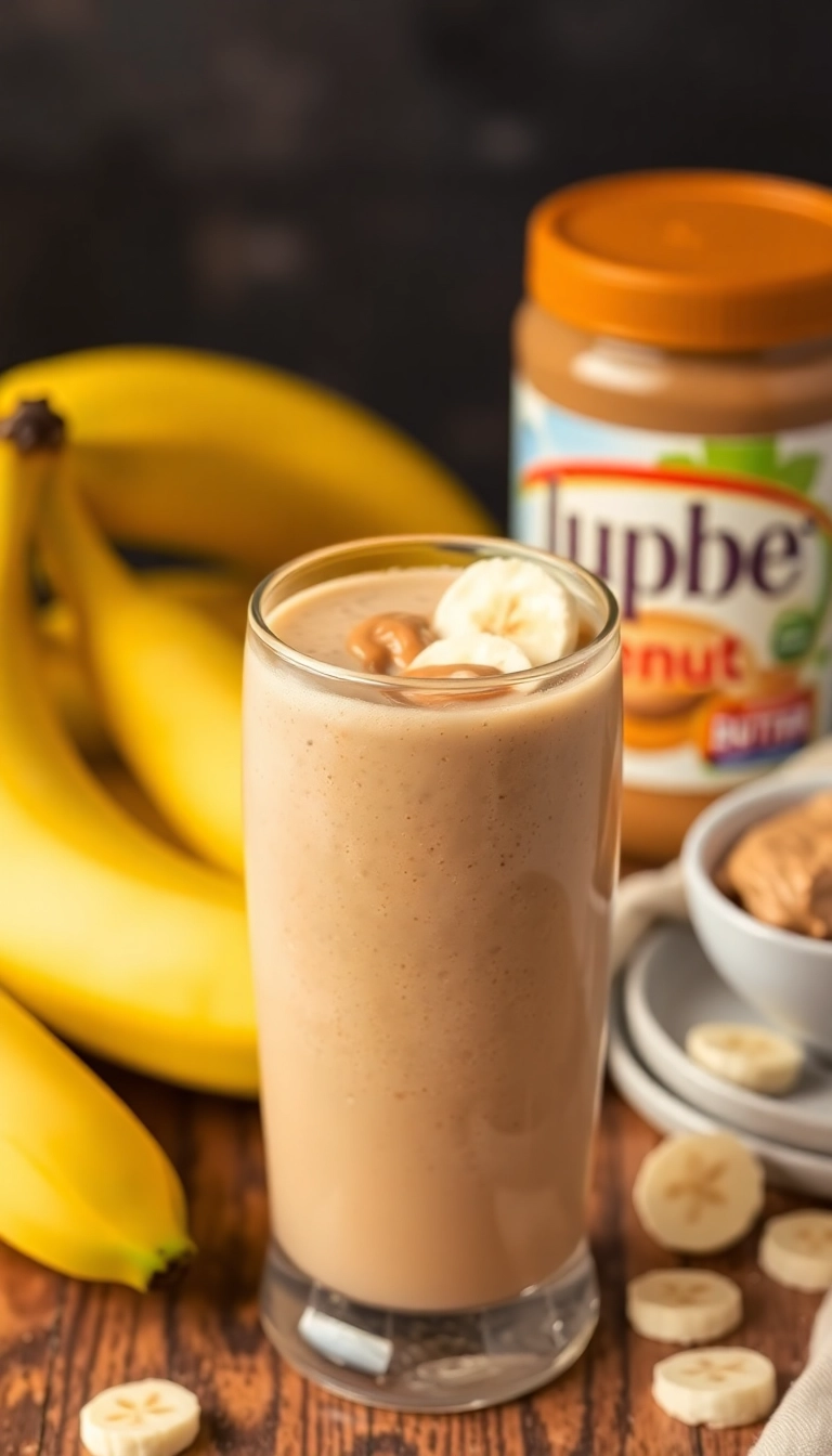 17 Smoothie Recipes That Will Supercharge Your Mornings (Don't Miss #5!) - 17. Peanut Butter Banana Smoothie