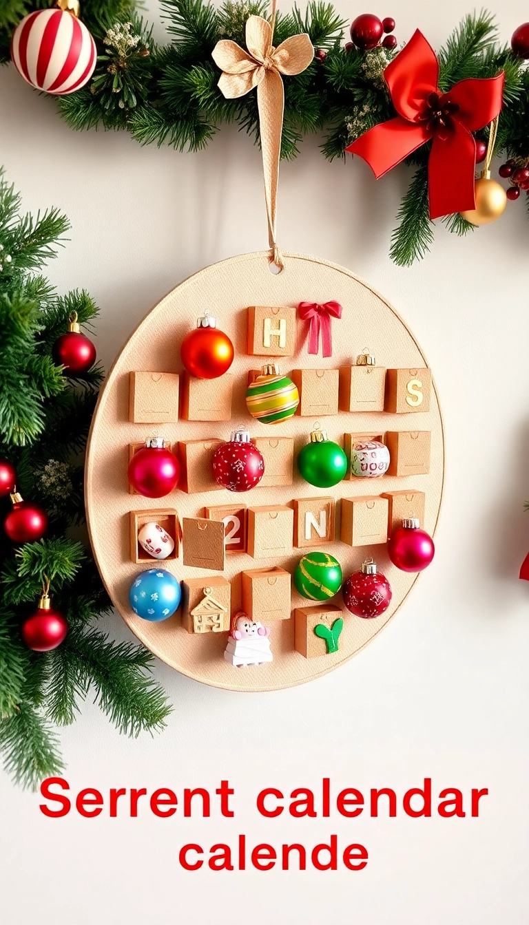 18 DIY Holiday Decorations That Will Wow Your Guests (You Won't Believe #12!) - 18. Ornament Advent Calendar