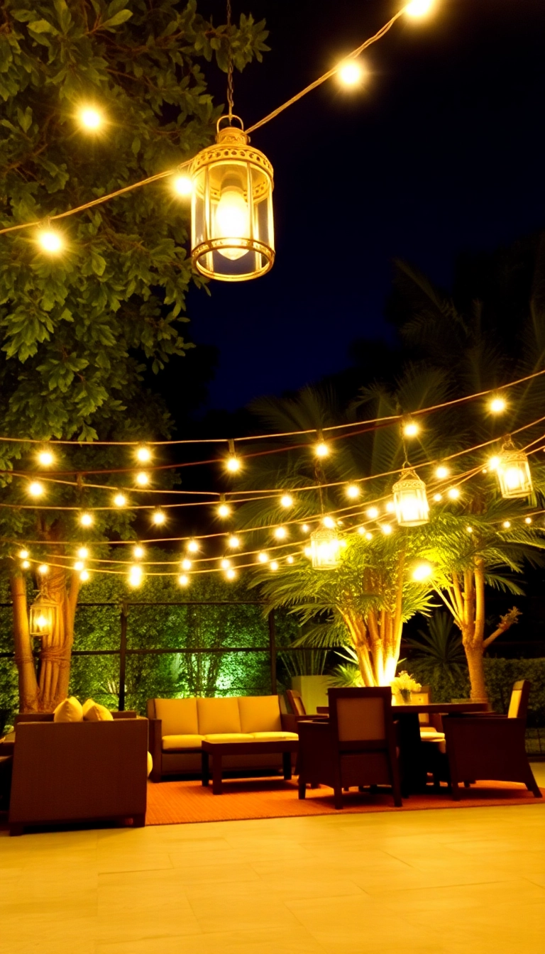 18 Outdoor Living Space Ideas That Will Turn Your Backyard Into a Paradise! - 10. Stylish Outdoor Lighting