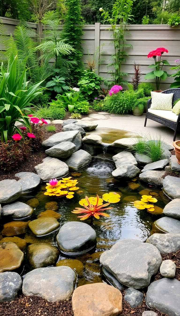 18 Outdoor Living Space Ideas That Will Turn Your Backyard Into a Paradise! - 6. Serene Water Feature