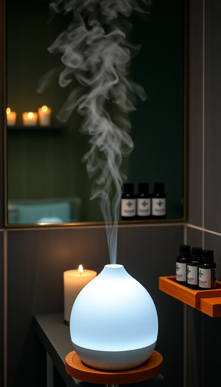 19 Spa-Like Bathroom Ideas That'll Make You Feel Like You're on Vacation (Don't Miss #8!) - 7. Aromatherapy Touches