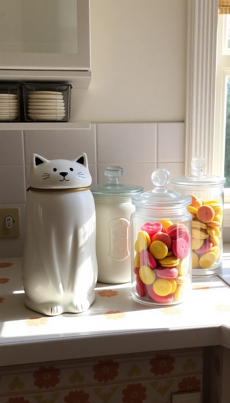 20 Kitschy Kitchen Decor Ideas That'll Make You Smile Every Time You Cook! - Vintage Cookie Jars