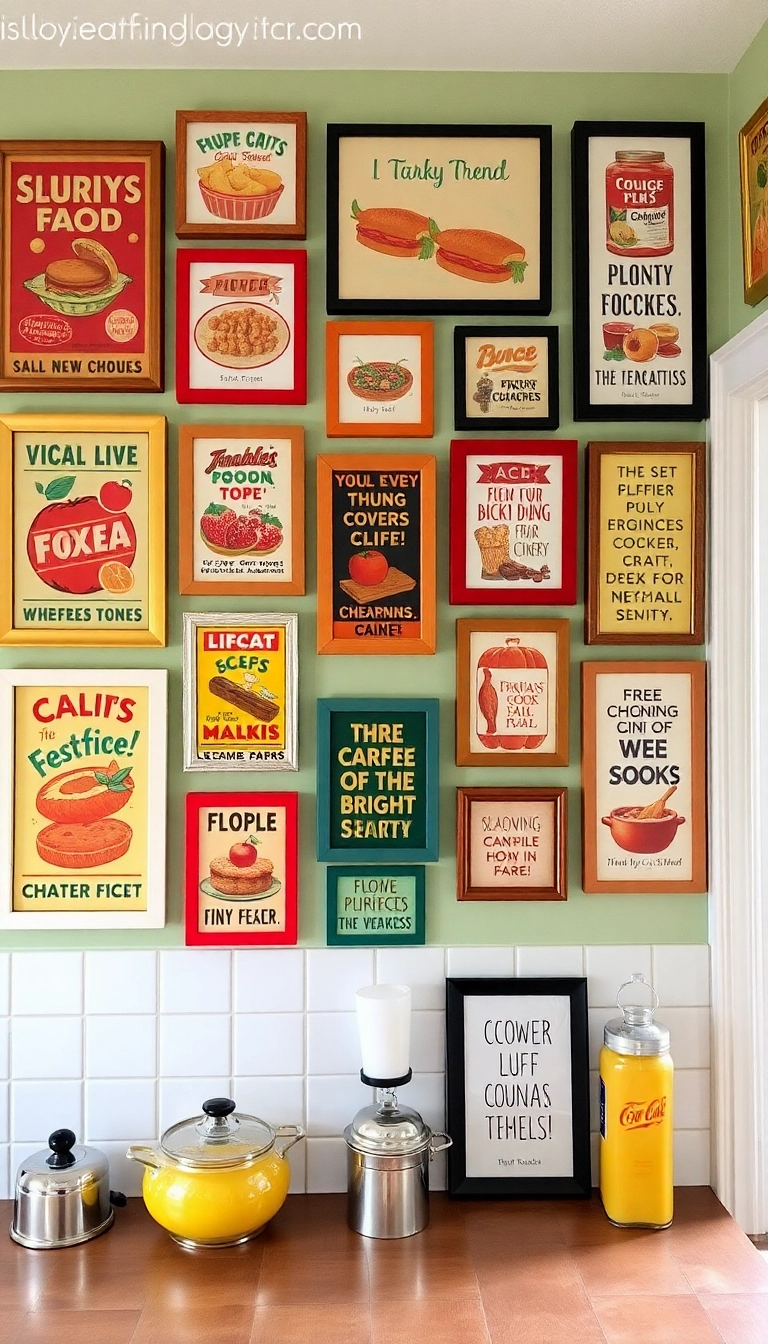 20 Kitschy Kitchen Decor Ideas That'll Make You Smile Every Time You Cook! - Whimsical Wall Art