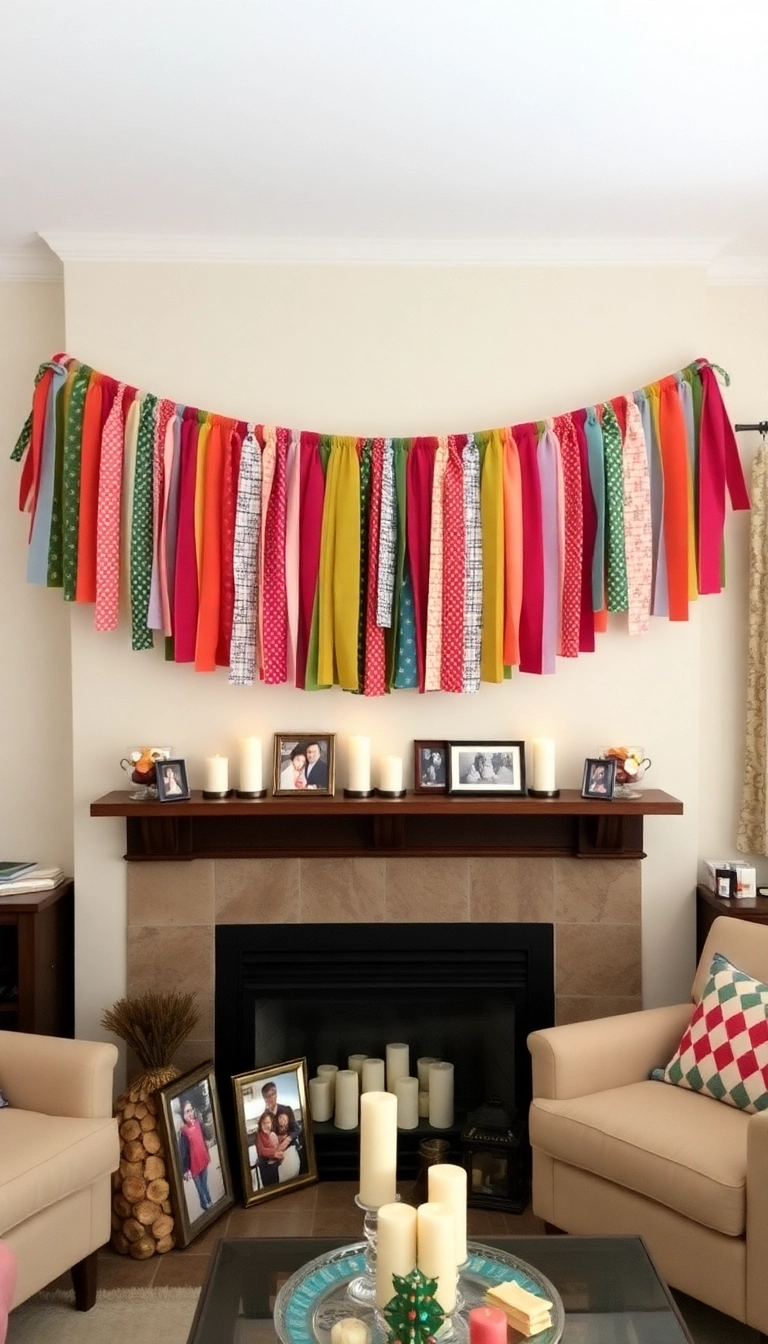 20 Stunning DIY Fabric Decorations That'll Transform Your Home (You Won't Believe #12!) - 3. Fabric Garland