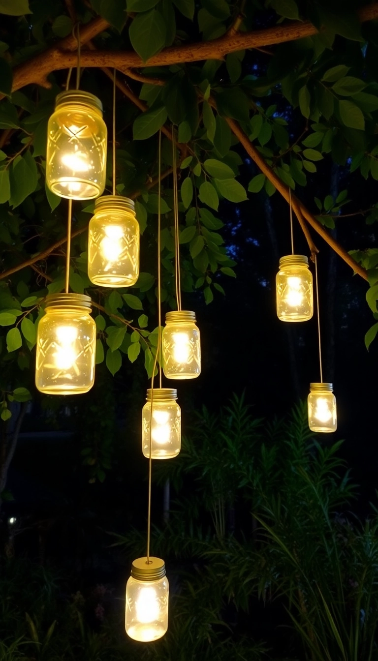 21 Brilliant Upcycling Ideas to Transform Trash into Treasure (You Won't Believe #10!) - 11. Glass Jar Lanterns