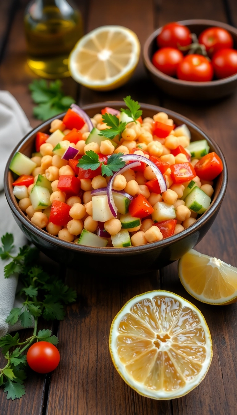 1. Energy-Boosting Chickpea Salad