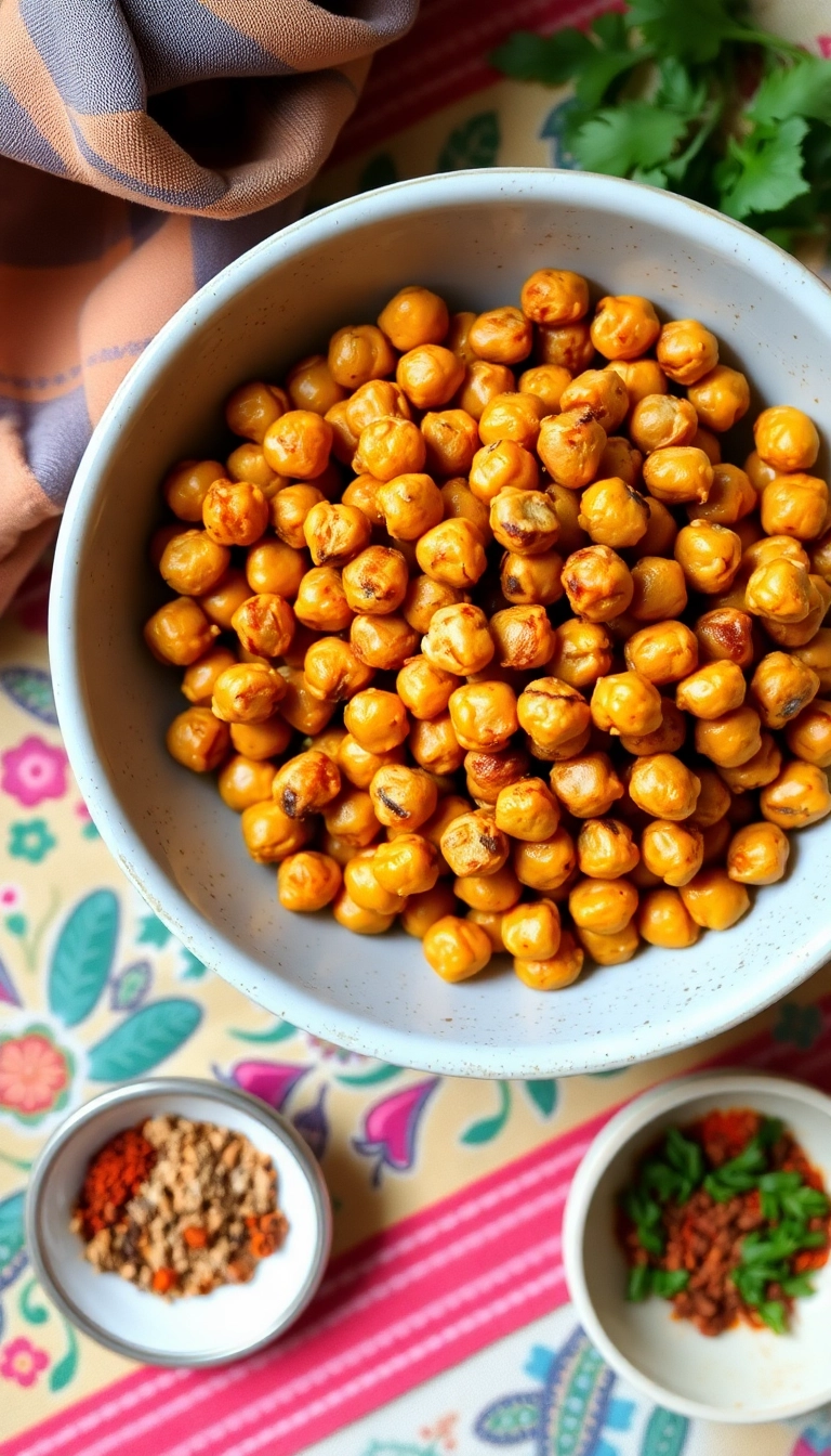 6. Spicy Roasted Chickpeas (You Can't Resist!)