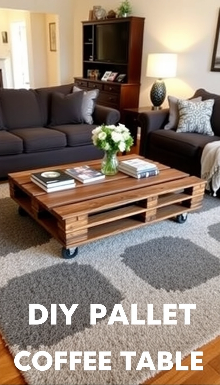 DIY Pallet Coffee Table