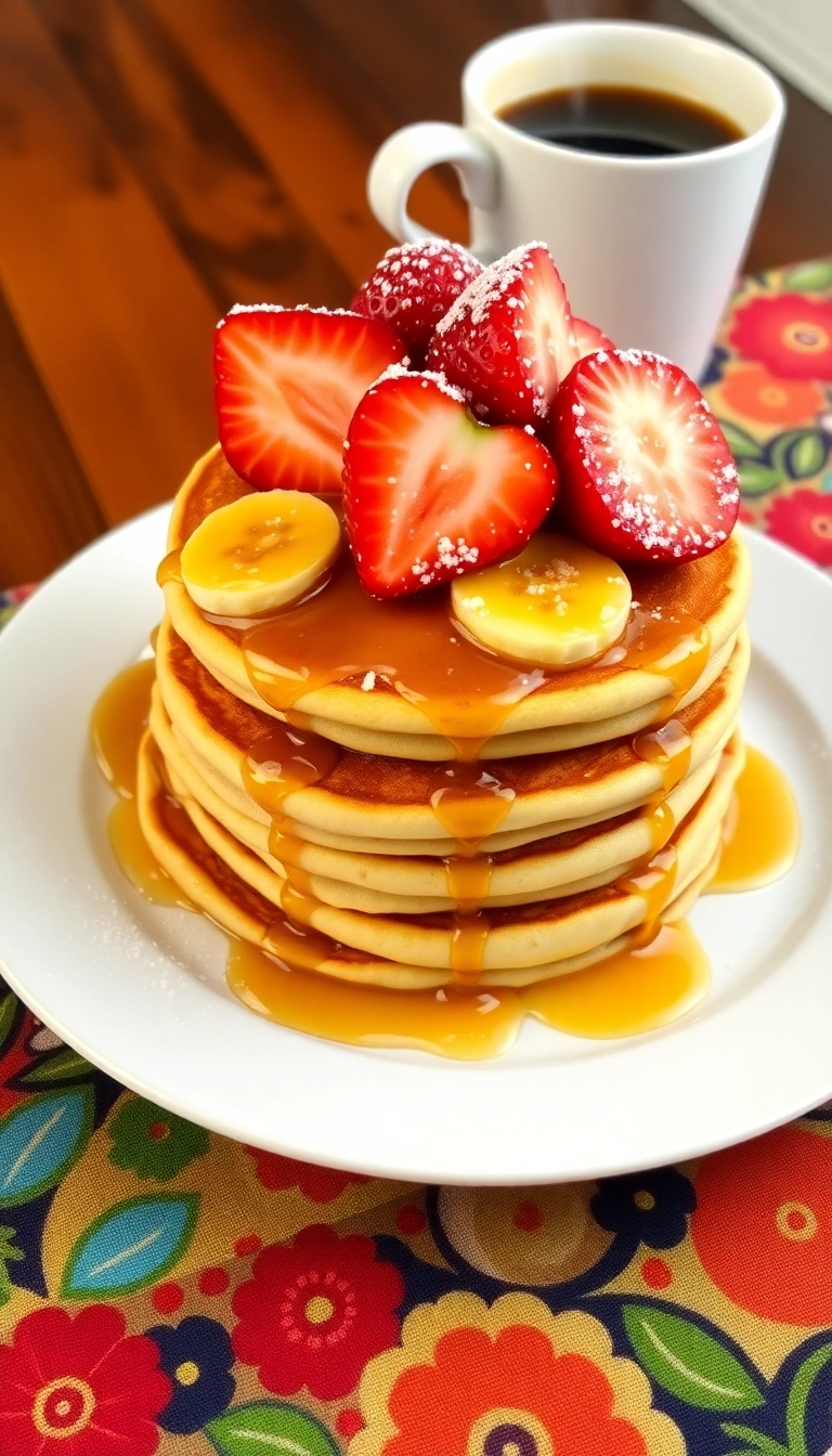 6. Banana Pancakes in a Flash