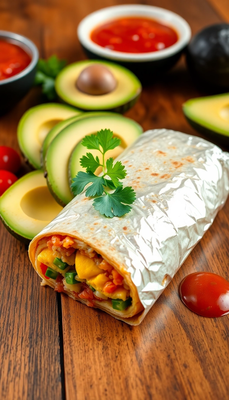 8. Breakfast Burrito Wrap