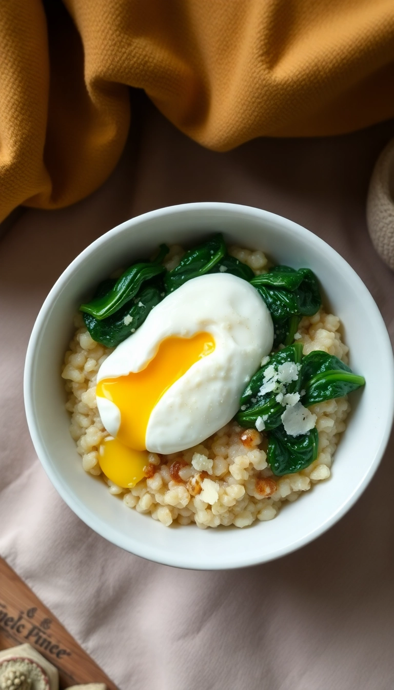 16. Savory Oatmeal Bowl