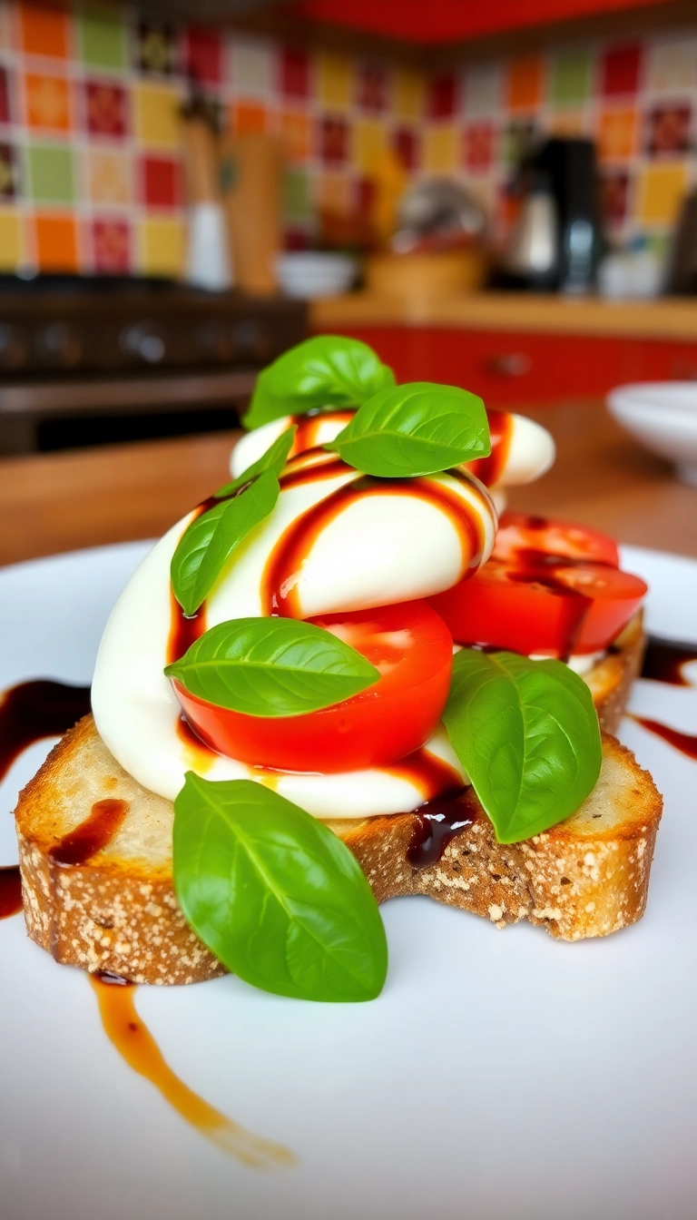 18. Caprese Salad Toast