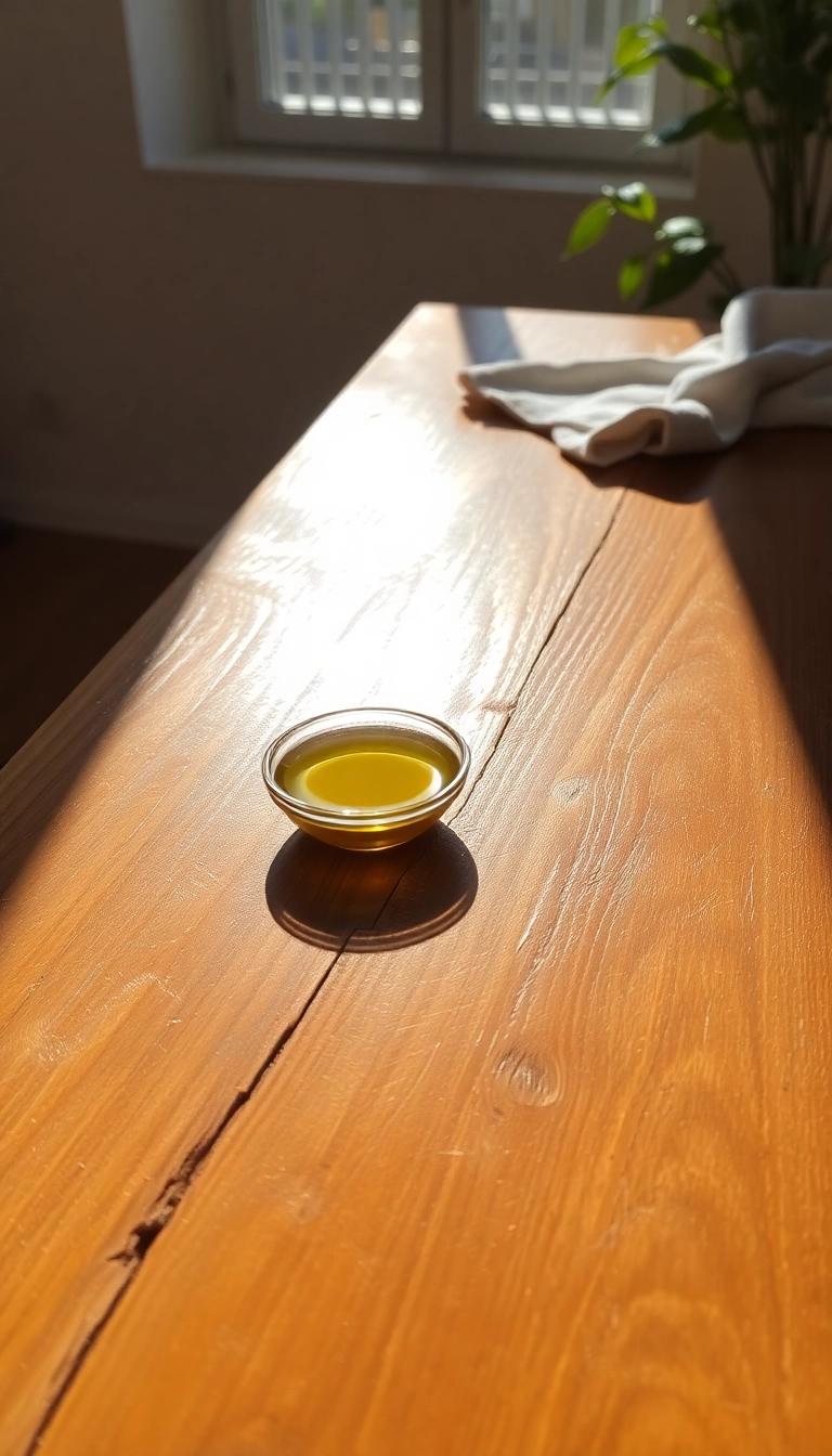 5. Olive Oil Furniture Polish